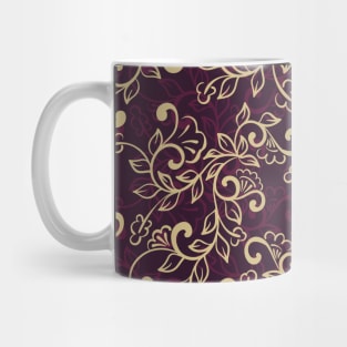 Floral Pattern, Flowers Pattern Design, Vintage Design Mug